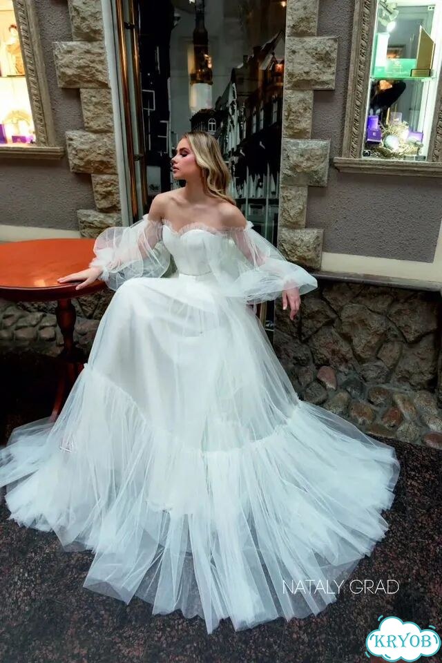 Свадебное платье Женевьева от Nataly Grad, 38-44р фото 1
