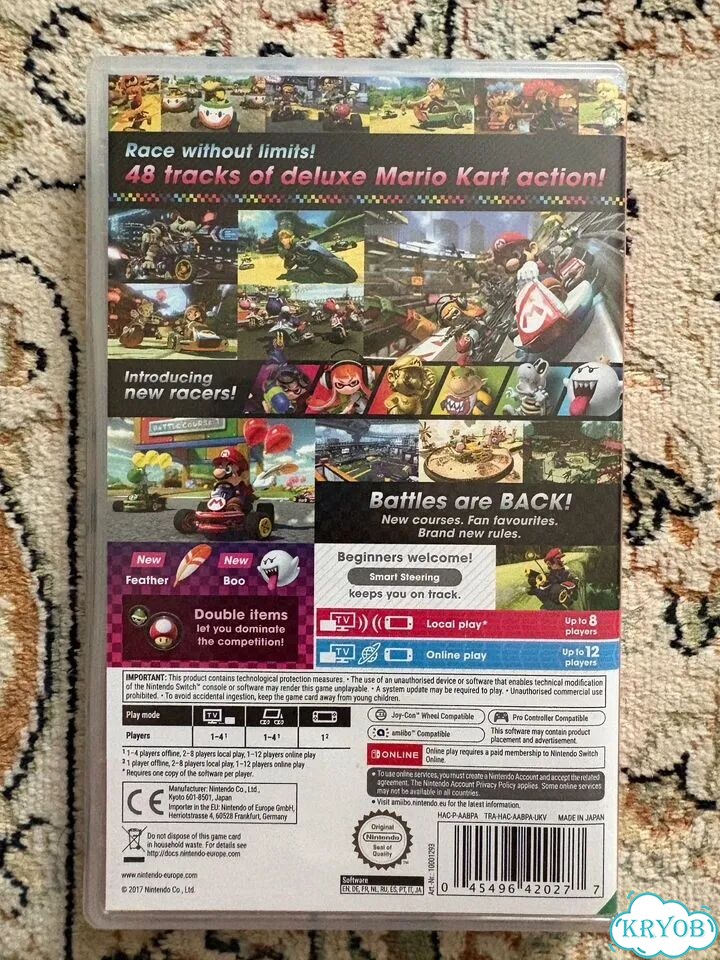 Mariokart 8 deluxe картридж Nintendo switch фото 2