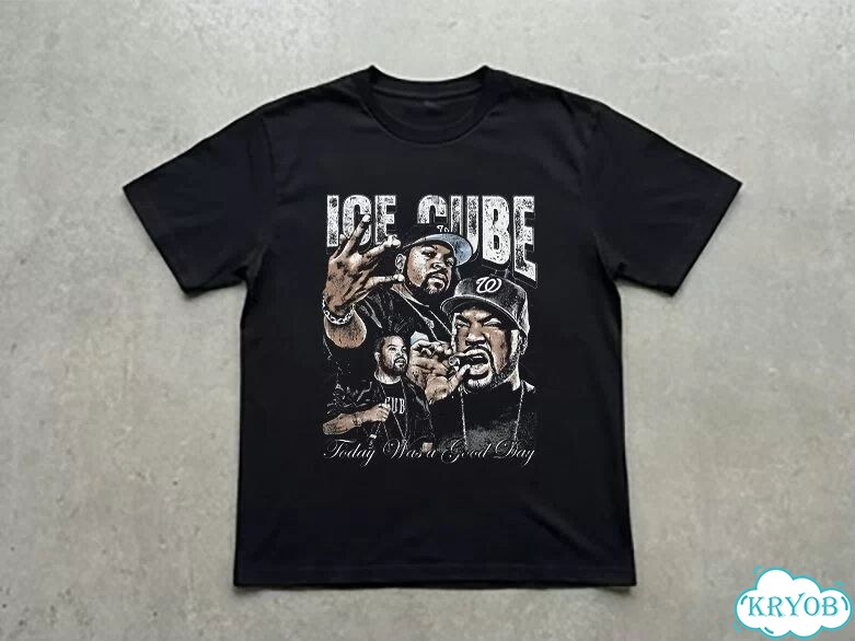 Футболка черная Ice Cube streetwear vintage unisex DAD0048 фото 1