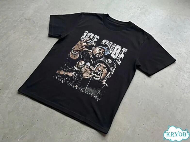Футболка черная Ice Cube streetwear vintage unisex DAD0048 фото 2