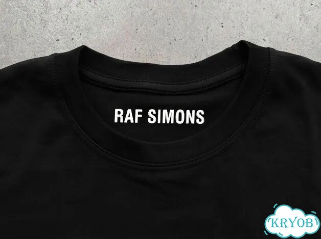 Футболка черная Raf Simons Solar Youth Tee archive type unisex DAC0187 фото 4