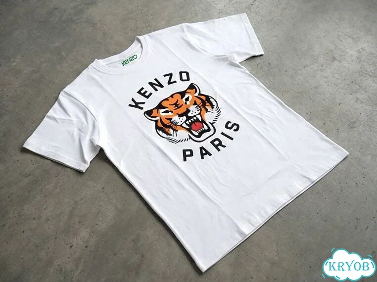 Футболка белая Kenzo paris Тигр streetwear vintage unisex DAC0134 фото 3
