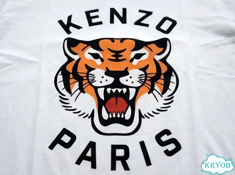 Футболка белая Kenzo paris Тигр streetwear vintage unisex DAC0134 фото 4