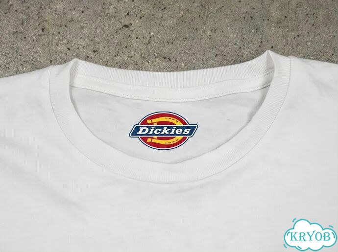 Лонгслив белый Dickies 10,000 needle embroidery craft streetwear vintage unisex DAC0223 фото 6