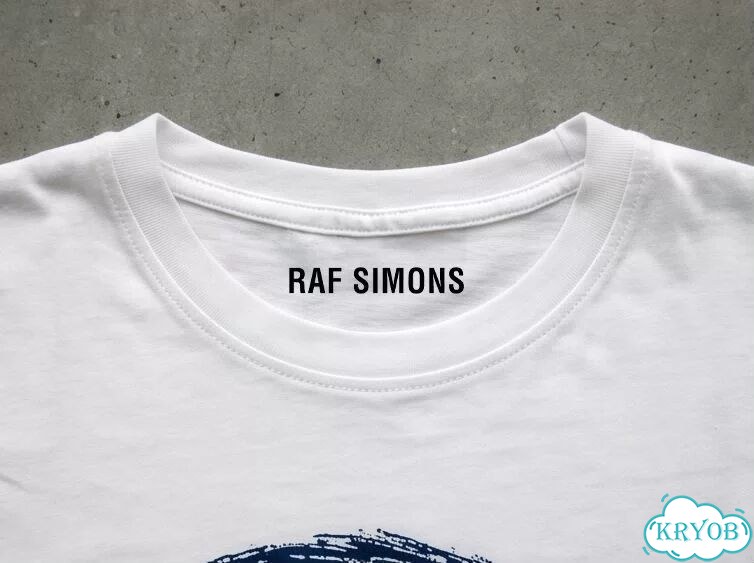 Футболка белая AW06 Raf By Raf Simons Ideal Moral Life Tshirt archive type unisex DAC0152 фото 3