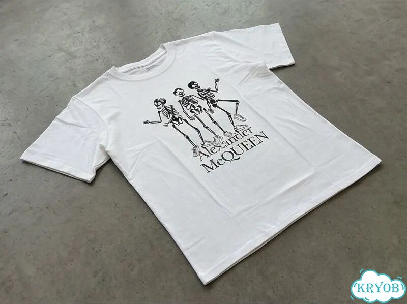 Футболка Alexander McQween Скелеты luxury archive unisex DAC0029 фото 3