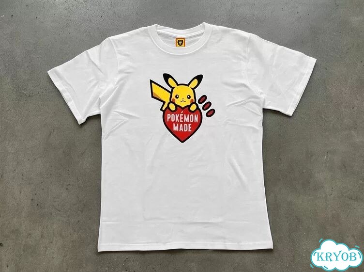 Футболка белая Human Made x Pokemon anime anime archive y2k DAC0205 фото 1