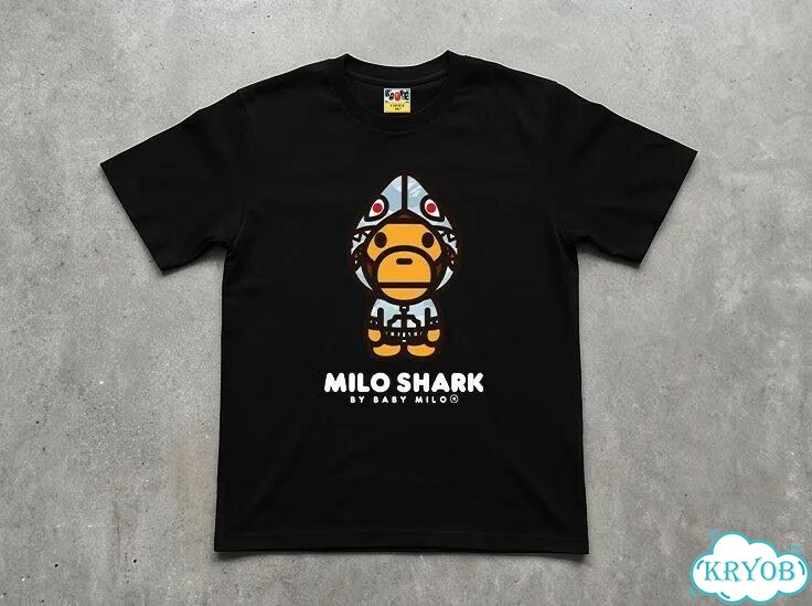 Футболка черная Bape ss26 Camoiflage Shark Hatshirt Monkey streetwear vintage unisex DAC0222 фото 1