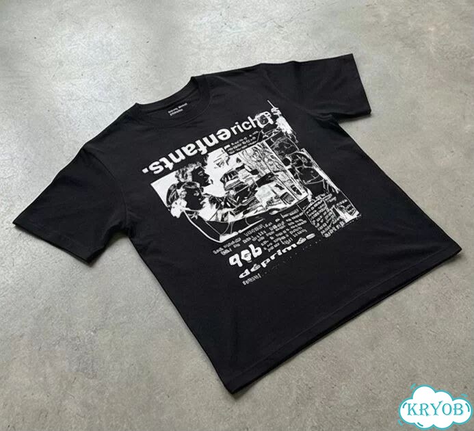 Футболка черная ERD Enfants Riches Deprimes call darkwear gothic unisex DAC0013 фото 1