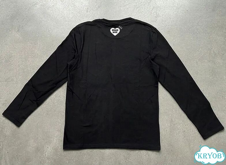 Лонгслив черный Human Made Everest streetwear vintage unisex DAC0114 фото 2