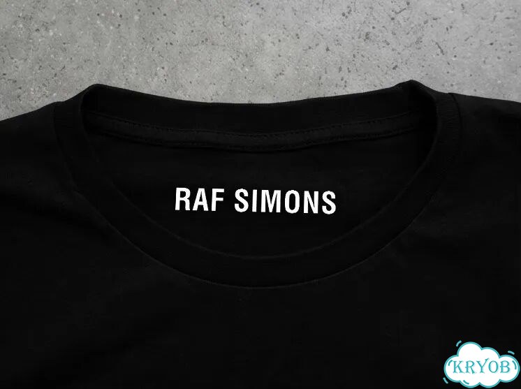 Лонгслив черный Raf Simons Solar Youth Tee archive type unisex DAC0187 фото 3