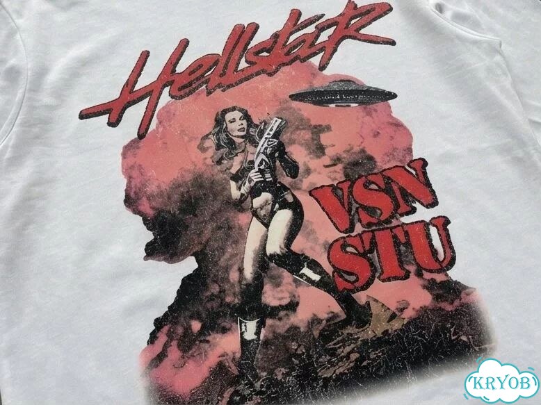 Лонгслив белый Hellstar VSN STU streetwear vintage unisex DAD0046 фото 3