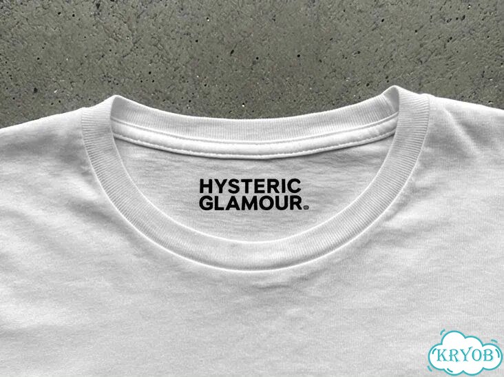 Лонгслив белый Hysteric Glamour and Bearbrick archive type unisex DAC0132 фото 5