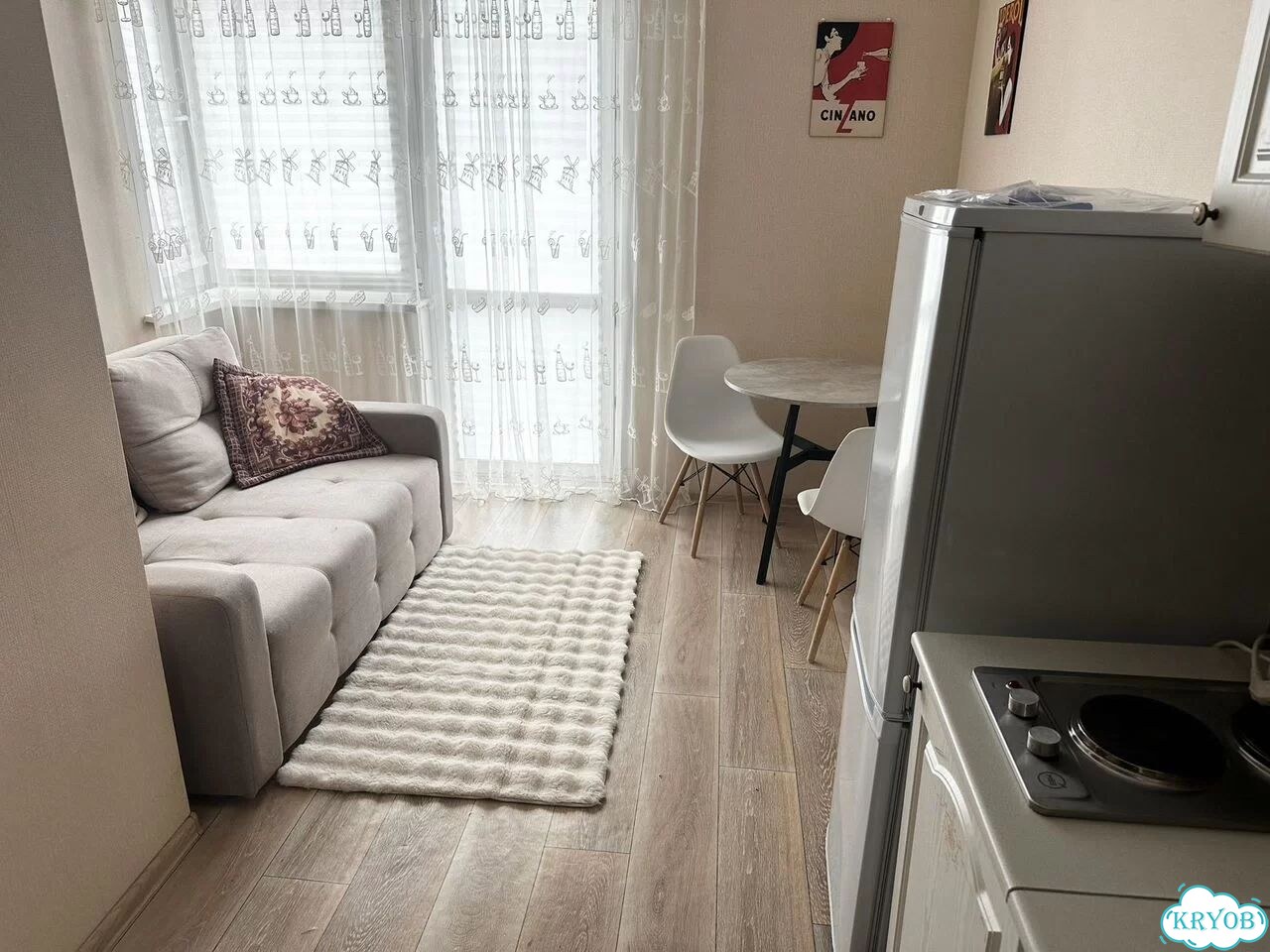 1-к. квартира, 44 м², 6/25 эт. фото 14