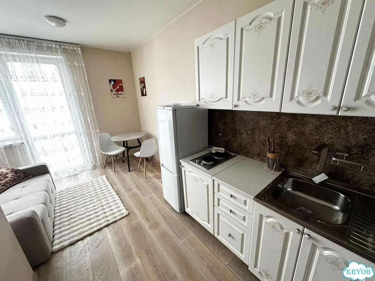 1-к. квартира, 44 м², 6/25 эт. фото 9
