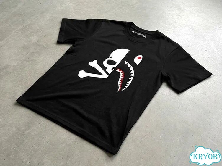 Футболка черная Mastermind and Bape streetwear vintage unisex DAC0099 фото 2