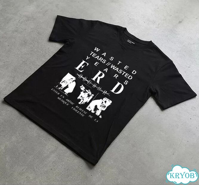 Футболка черная Enfants riches deprimes erd Wasted tears darkwear gothic unisex DAC0081 фото 2