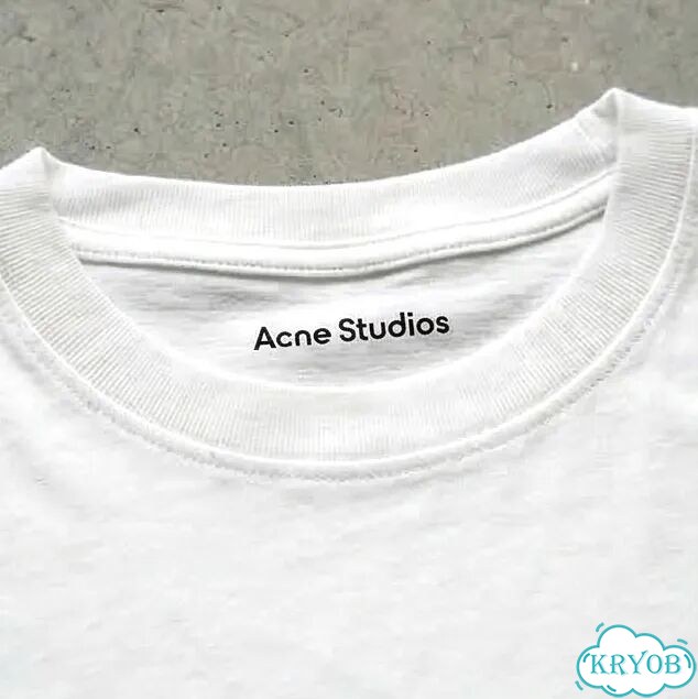 Футболка белая Acne Studios 19.96 streetwear vintage unisex DAC0083 фото 4