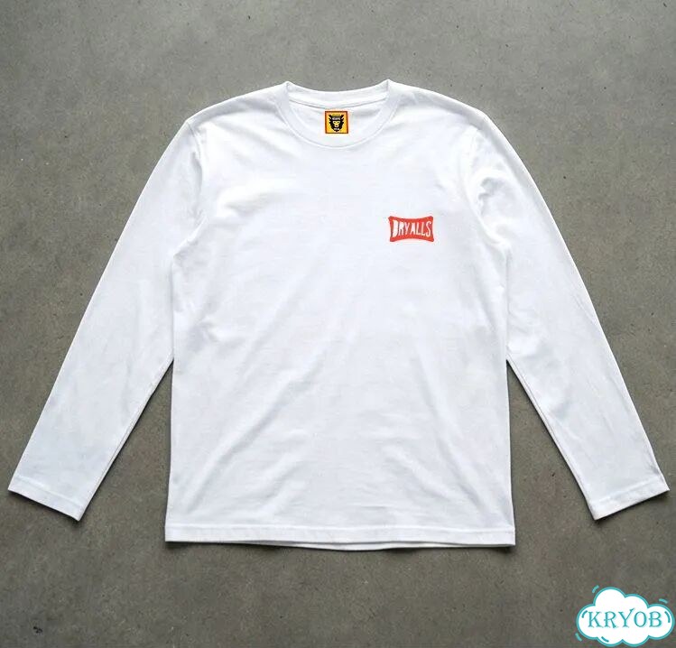 Лонгслив белый Human Made Dry Alls streetwear vintage unisex DAC0100 фото 2
