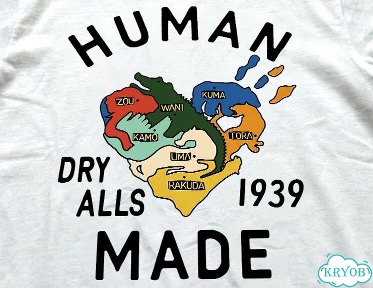 Лонгслив белый Human Made Dry Alls streetwear vintage unisex DAC0100 фото 3