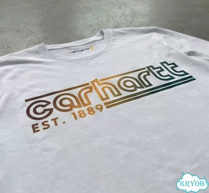 Лонгслив белый Carhartt 106538, Oat Milk streetwear vintage unisex DAC0046 фото 3