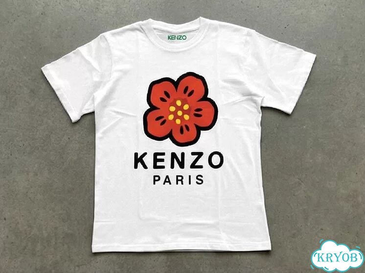 Футболка белая Kenzo paris streetwear vintage unisex DAC0133 фото 1