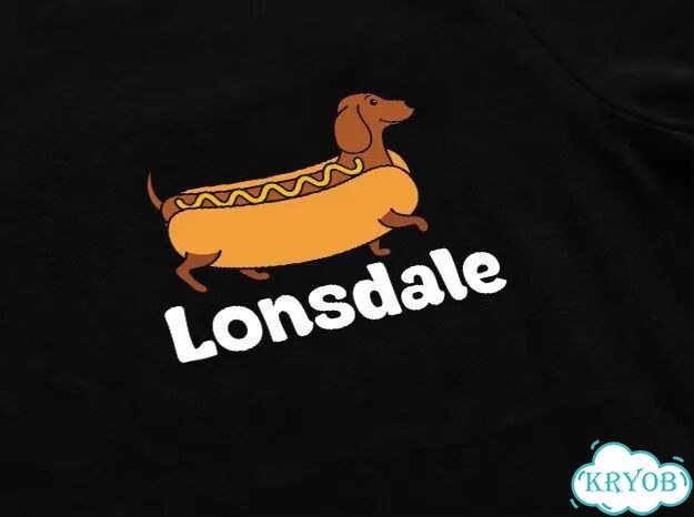 Лонгслив черный Lonsdale dragon Dell cotton American retro heavy streetwear vintage unisex DAC0168 фото 3