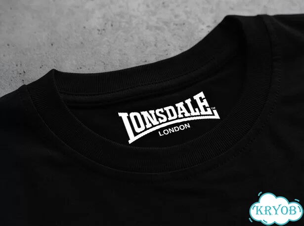 Лонгслив черный Lonsdale dragon Dell cotton American retro heavy streetwear vintage unisex DAC0168 фото 5