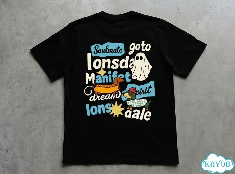 Футболка черная Lonsdale dragon Dell cotton American retro heavy streetwear vintage unisex DAC0168 фото 2