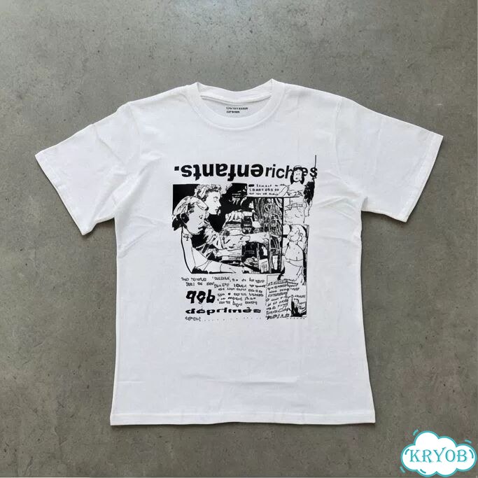 Футболка белая ERD Enfants Riches Deprimes call darkwear gothic unisex DAC0013 фото 1