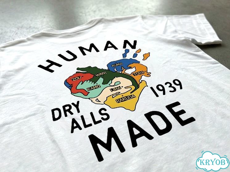 Футболка белая Human Made Dry Alls streetwear vintage unisex DAC0100 фото 2