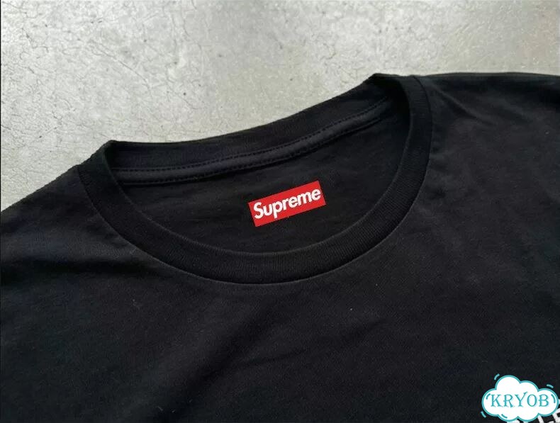 Лонгслив черный Supreme x Martine Rose archive type unisex DAC0045 фото 4
