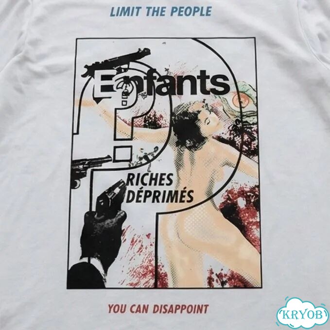 Лонгслив белый ERD Enfants Riches Deprimes Comme sous darkwear gothic unisex DAC0012 фото 4