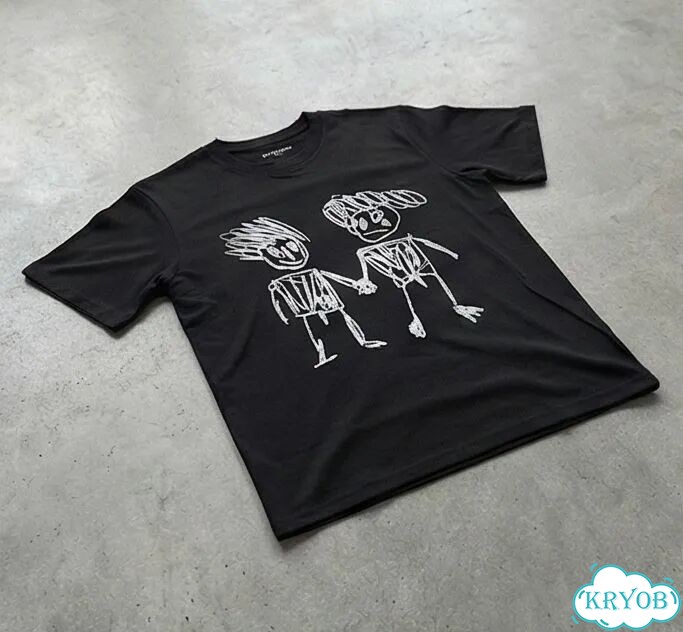 Футболка черная Givenchy Friends luxury archive unisex DAC0027 фото 2