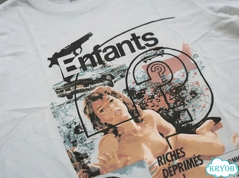 Футболка белая ERD Enfants Riches Deprimes Comme sous darkwear gothic unisex DAC0012 фото 3
