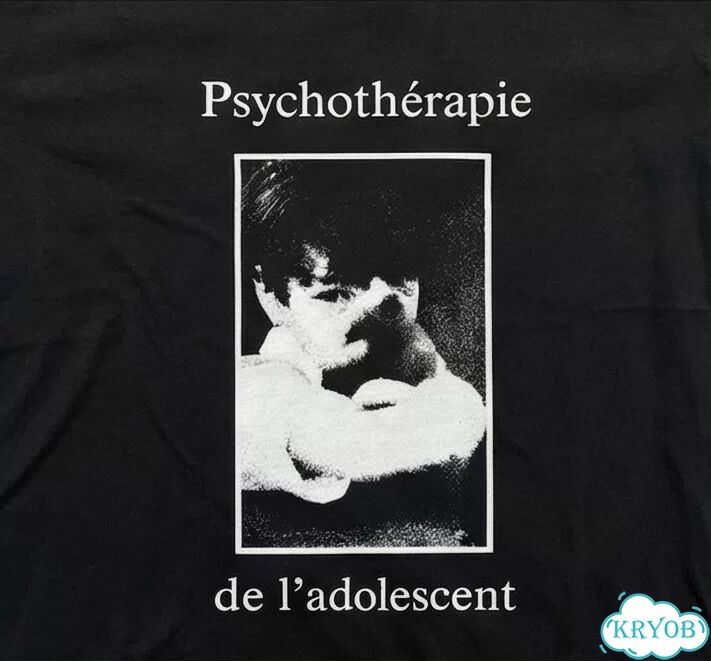 Футболка мужская ERD черная ERD PsychothéRapie De L'aDolescent opium archive gothic AC0054 фото 3