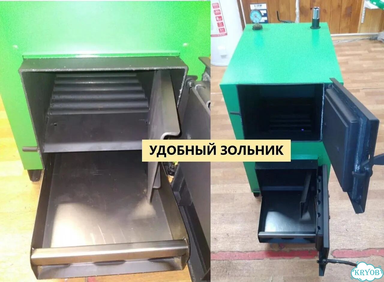 Котел 15кВт из стали 4мм Водонаполненные колосники фото 4