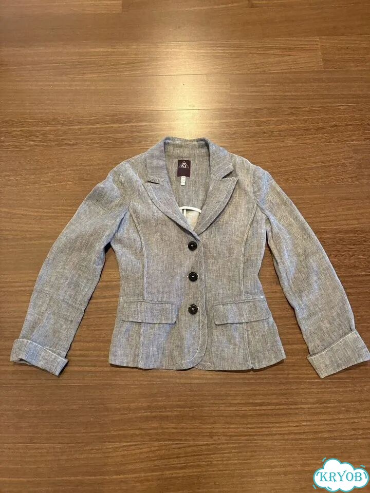 Пиджак armani женский из тонкой джинсы фото 1
