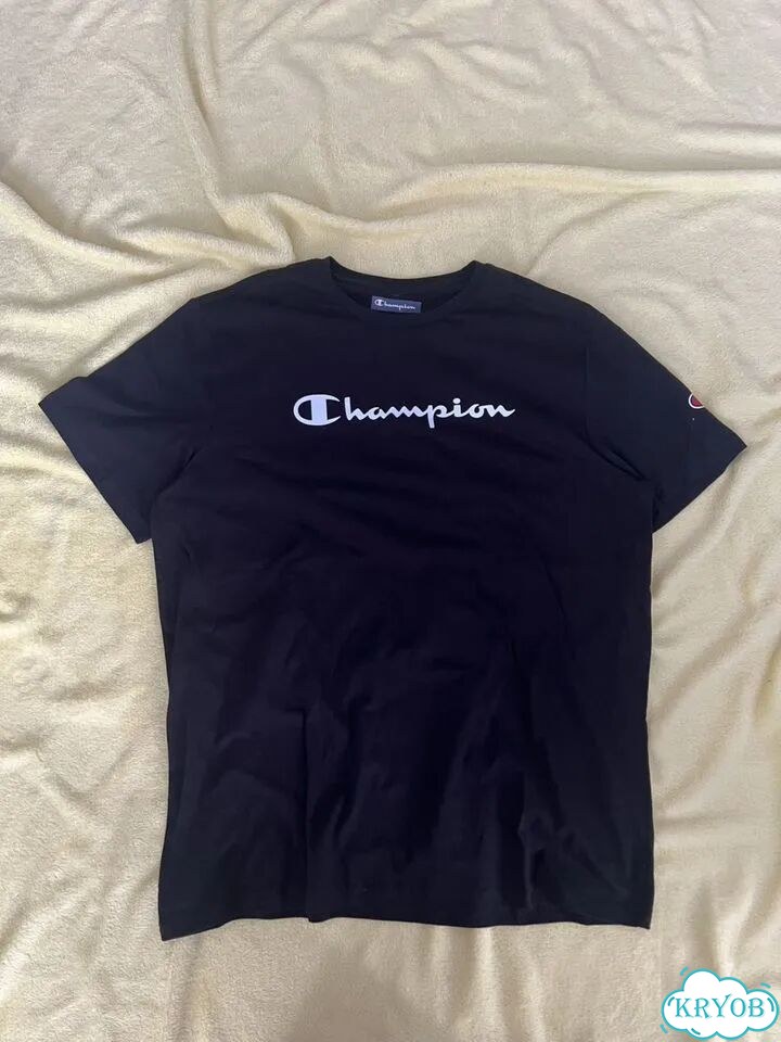 Футболка Champion черная фото 1
