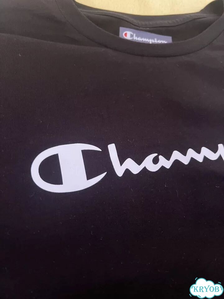Футболка Champion черная фото 3