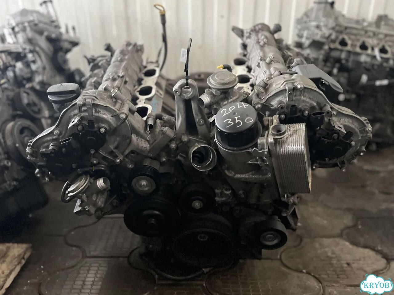Двигатель M272.961 3.5л V6 4matic на Mercedes-Benz C 350 4matic (W204) фото 1