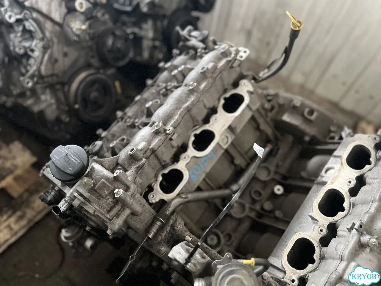 Двигатель M272.961 3.5л V6 4matic на Mercedes-Benz C 350 4matic (W204) фото 5