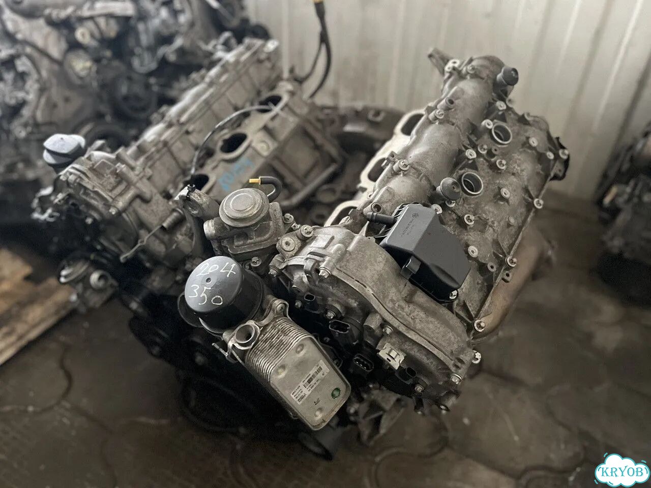 Двигатель M272.961 3.5л V6 4matic на Mercedes-Benz C 350 4matic (W204) фото 6