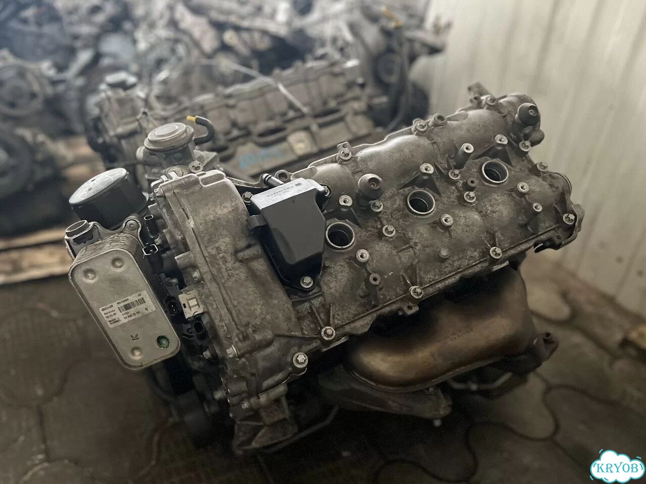 Двигатель M272.961 3.5л V6 4matic на Mercedes-Benz C 350 4matic (W204) фото 7