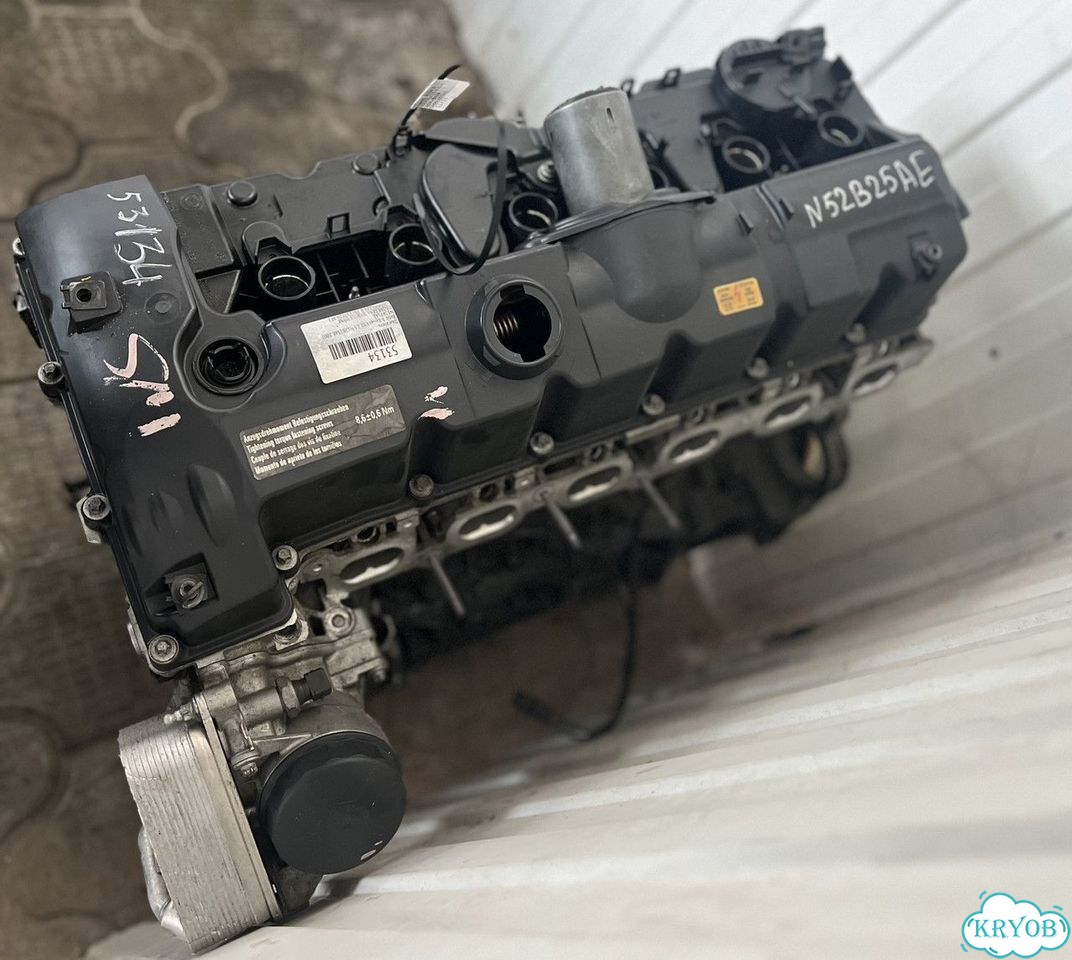 Двигатель N52B25AE 2.5л R6 на BMW 5 Series (E60) 525i фото 8