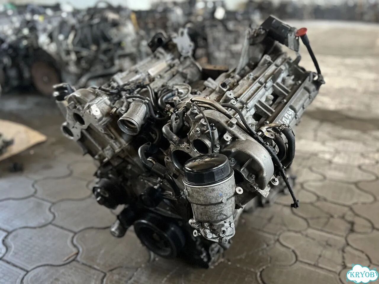 Двигатель M642.920 3.0л V6 CDI на Mercedes-Benz S-Class (W221) фото 5