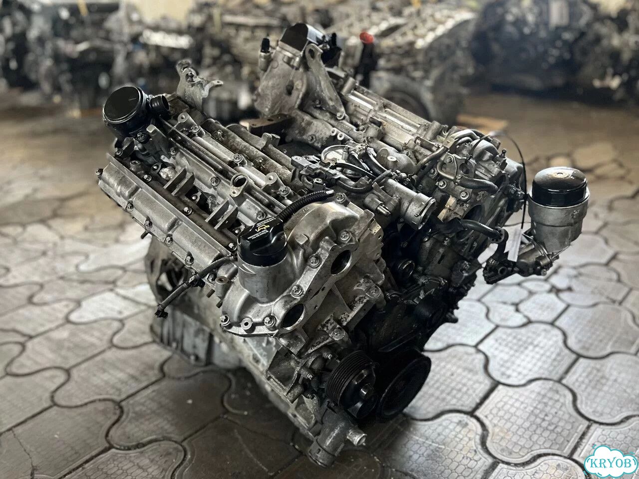 Двигатель M642.920 3.0л V6 CDI на Mercedes-Benz S-Class (W221) фото 7