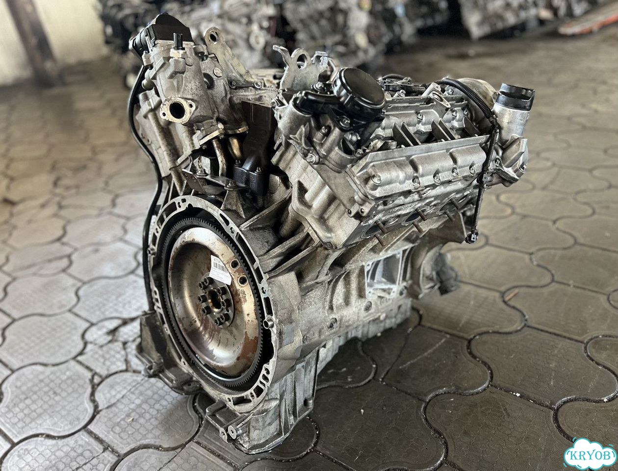 Двигатель M642.920 3.0л V6 CDI на Mercedes-Benz S-Class (W221) фото 8