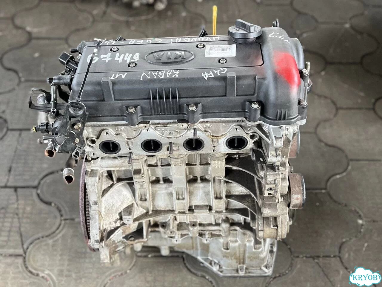 Двигатель G4FA 1.4л Gamma на Hyundai i30 фото 3
