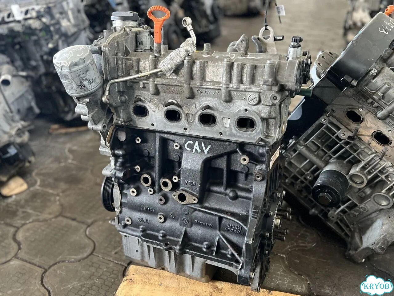 Двигатель CAV 1.4л TSI на Volkswagen Golf VI фото 6